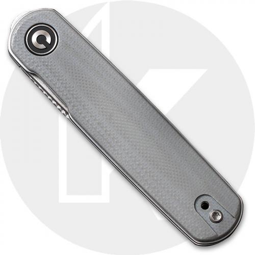 CIVIVI Lumi C20024-2 - Stonewash 14C28N - Gray G10 - Liner Lock - Front Flipper Folder