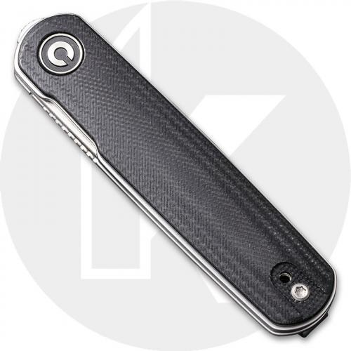 CIVIVI Lumi C20024-3 - Stonewash 14C28N - Black G10 - Liner Lock - Front Flipper Folder
