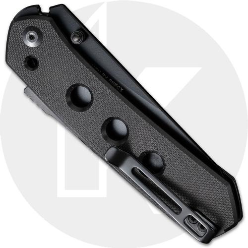 CIVIVI Vision FG C22036-1 Knife - Black Nitro-V Reverse Tanto  - Black G10