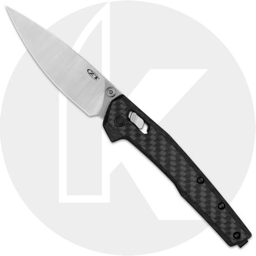 Zero Tolerance 0117 Knife - 2 Tone CPM MagnaCut Drop Point - Carbon Fiber - USA Made
