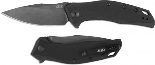 Zero Tolerance 0357BW - BlackWash CPM 20CV Drop Point - Black G10 - SpeedSafe Assist - Flipper Knife - USA Made
