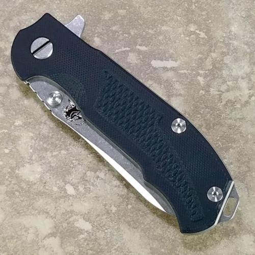 Rick Hinderer MP-1 Knife 3.25 Inch Drop Point HMBS Black G10 Frame Lock Flipper