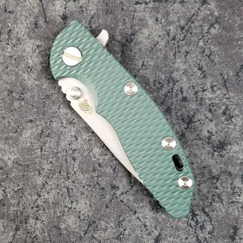 Rick Hinderer XM-18 Knife 3 Inch Spear Point Dark Green G10 Working Finish