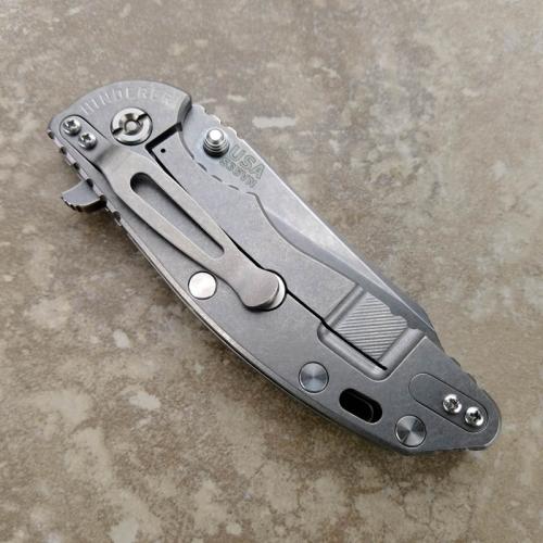 Rick Hinderer XM-18 Fatty Knife 3.5 Inch Stonewash Wharncliffe Jade G10 Frame Lock Flipper