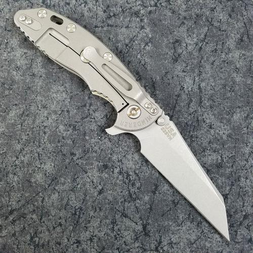 Rick Hinderer XM-18 Fatty Knife 3.5 Inch Wharncliffe Sand G10 Working Finish