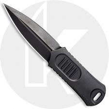 WE Knife Company 2017E OSS Dagger - Justin Lundquist EDC - Black Stonewash 20CV - Double Edge Fixed Blade Dagger - Black Stonewa