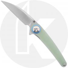 Artisan Cazador 1848P-NTG Knife - AR-RPM9 Wharncliffe - Jade G10 - Flipper Folder