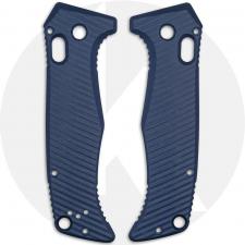 AWT Benchmade Adamas Aluminum Scales - Archon Series - Exclusive Midnight Blue Type III Hard Coat