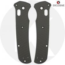 AWT Benchmade Bailout Custom Aluminum Scales - Archon Series - KP Exclusive - Panzer Green - Cerakote - USA Made