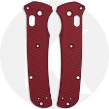 AWT Benchmade Bailout Scales - Archon Series - Weathered Red Anodized