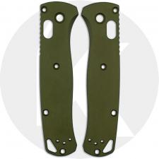 AWT Custom Aluminum Scales for Benchmade Bugout Knife - OD Green - USA Made
