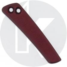 AWT Spyderco Para 3 Clip - Exclusive Oxblood Type III Hard Coat