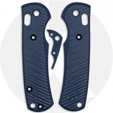 AWT Benchmade Griptilian Scales - Archon Series - Contoured - Exclusive Midnight Blue Type III Hard Coat