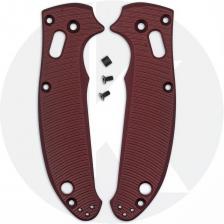 AWT Spyderco Manix 2 Scales - Aggressive Agent Series - Linerless - Exclusive Oxblood Type III Hard Coat