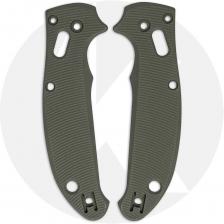 AWT Spyderco Manix 2 Lightweight Scales - Aggressive Agent Series - Linerless - KP Exclusive Panzer Green Cerakote