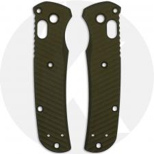 AWT Benchmade Mini Bugout Scales - Archon Series - OD Green Anodized