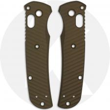 AWT Benchmade Mini Bugout Scales - Archon Series - Flat Dark Earth Anodized