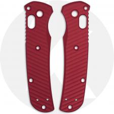 AWT Benchmade Mini Bugout Scales - Archon Series - Weathered Red Anodized