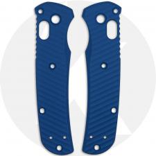 AWT Benchmade Mini Bugout Scales - Archon Series - Cobalt Blue Anodized