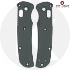 AWT Benchmade Mini Bugout Custom Aluminum Scales - Archon Series - KP Exclusive - Panzer Green - Cerakote - USA Made