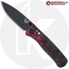 MODIFIED Benchmade Mini Bugout 533BK Knife + AWT Custom Anodized Scales