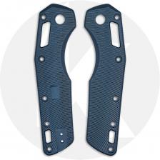 AWT Microtech MSI Scales - Aggressive Agent Series - Contoured - Exclusive Midnight Blue Type III Hard Coat