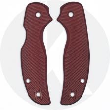AWT Spyderco Sage 5 G10/Lightweight Scales - Aggressive Agent Series - Contoured - Exclusive Oxblood Type III Hard Coat
