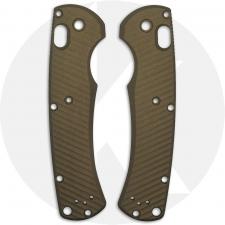AWT Benchmade Taggedout Scales - Archon Series - FDE Anodized - USA Made
