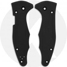 AWT Spyderco YoJimbo 2 Aluminum Scales - Agent Series - Clip Side Liner Delete - Black Anodized - USA Made