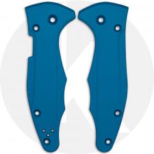 AWT Spyderco YoJimbo 2 Aluminum Scales - Agent Series - Clip Side Liner Delete - Cobalt Blue Anodized - USA Made