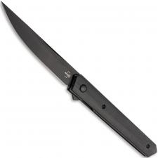 Boker Kwaiken Air G10 01BO339 - Lucas Burnley EDC - Black VG-10 - Black G10 - Liner Lock