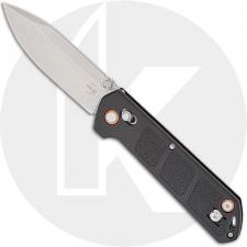 Boker Plus Kihon DC 01BO800 Knife - Satin D2 Drop Point - Black GFN