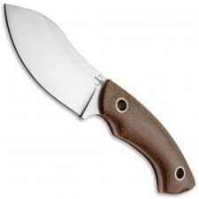 Boker Nessmi Pro 02BO018 - Jesper Voxnaes EDC - Satin D2 - Brown Micarta - Fixed Blade