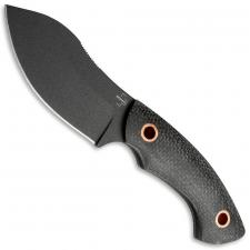 Boker Nessmi Pro Black 02BO066 - Jesper Voxnaes EDC - Black D2 - Black Micarta - Fixed Blade