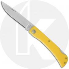 Boker Plus Rangerbuster Jr 2.0 Knife 01BO173 - Satin Drop Point - Yellow Polymer - Lock Back Folder