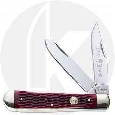Boker Trapper Knife 110825 - D2 Steel Blades - Jigged Red Bone - German Import
