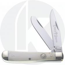 Boker Trapper Knife 110826 - D2 Steel Blades - Smooth White Bone - German Import
