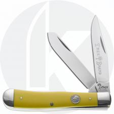 Boker Trapper Knife 110834 - D2 Steel Blades - Yellow Delrin - German Import