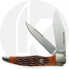 Boker Folding Hunter 110836 - D2 Steel Blades - Jigged Brown Bone - German Import