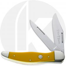 Boker Folding Hunter 110839 Knife - D2 Steel Blades - Yellow Delrin - German Import
