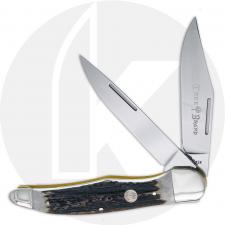 Boker Folding Hunter 110840ST - D2 Steel Blades - Stag Handle - German Import