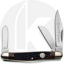 Boker Stockman Knife 110857 - D2 Steel Blades - Jigged Brown Bone - German Import