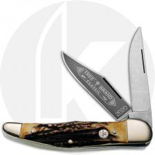 Boker Folding Hunter 112020HH Knife - Limited Stag Handle - Discontinued - BNIB