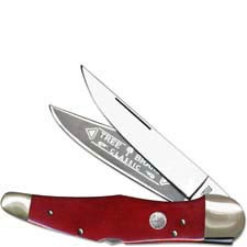 Boker Double Lock Folding Hunter 112021SRB Limited Smooth Red Bone Handle German Made