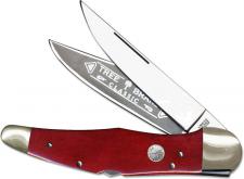 Boker Double Lock Folding Hunter 112021SRB Limited Smooth Red Bone Handle German Made
