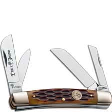 Boker Congress Knife - Stainless Steel Blades - Jigged Brown Bone - 110721