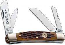 Boker Congress Knife - Stainless Steel Blades - Jigged Brown Bone - 110721