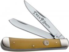 Boker Trapper Knife, Smooth Yellow Bone, BK-731