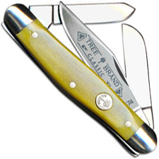 Boker Stockman Knife, Smooth Yellow Bone, BK-7474Y