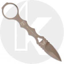 Benchmade Mini SOCP 177SN Fixed Blade - Desert Sand 440C Spear Point - Desert Sand Stainless Steel - Sheath - USA Made